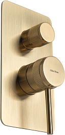 Allen Brau Смеситель для ванны Priority 5.31A11-GB (с внутренней частью, 3 выхода) золото – фотография-8